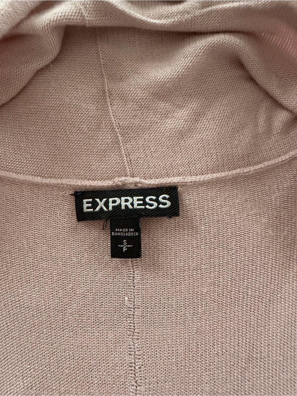 Express Women's Dusty Rose Crew Neck Top
